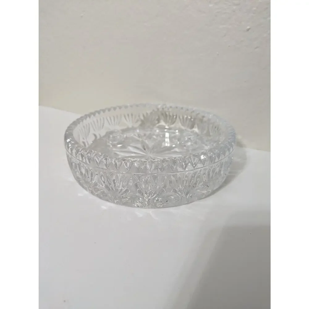 Crystal 3 Taper Candle Holder Fostoria for‎ Princess House